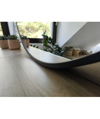 Lustro w czarnej ramie 120cm 2